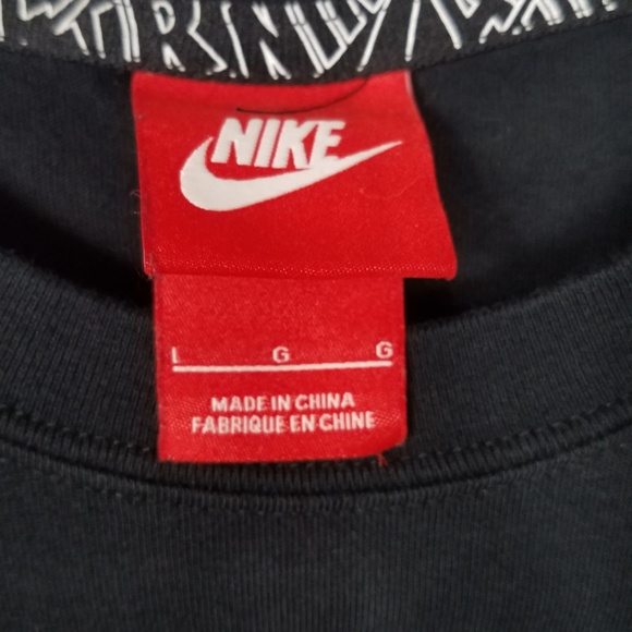 Nike Air Mens Black Long Sleeved Pull-on Shirt - Picture 5 of 7